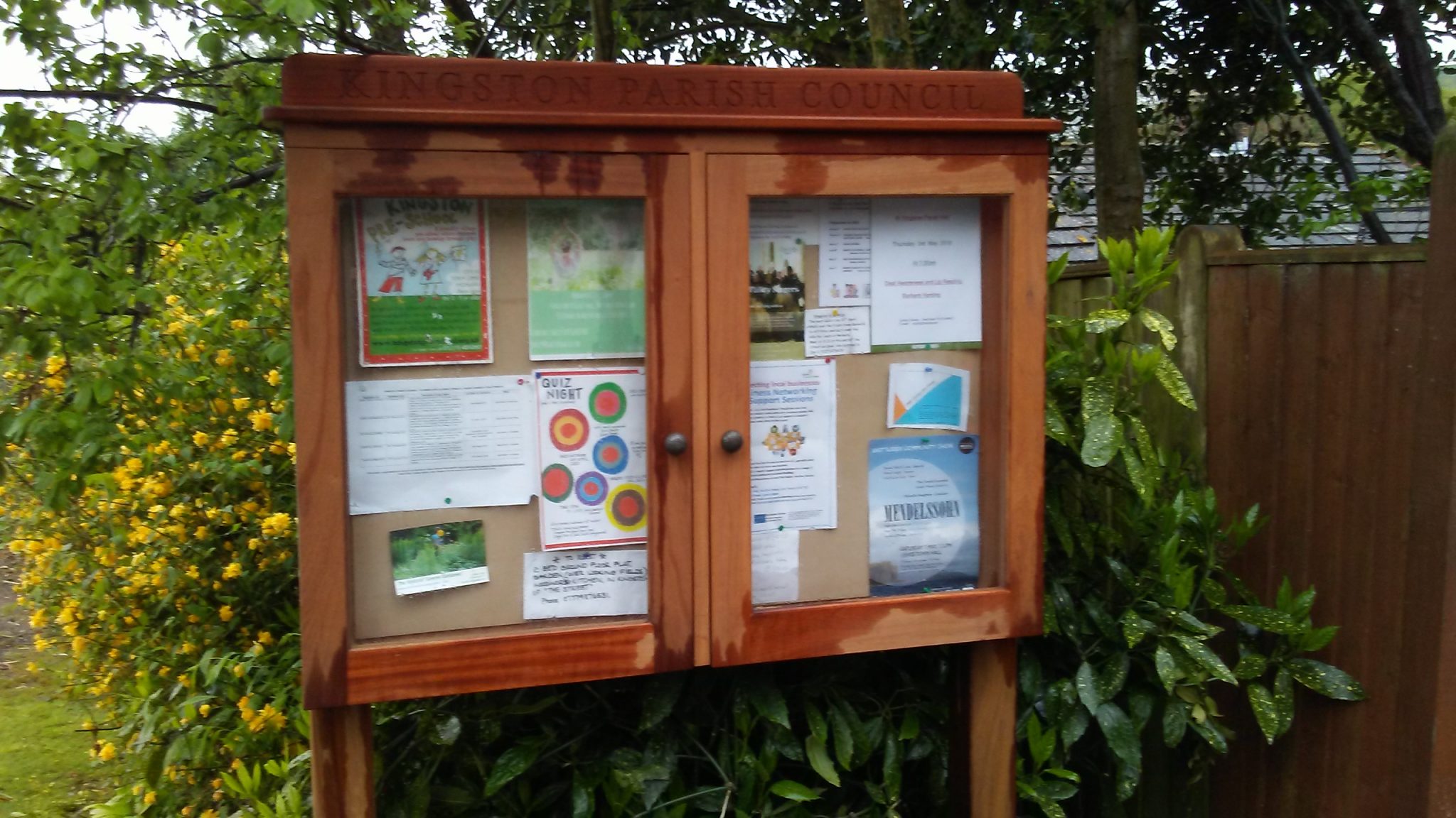 Free Standing Parish Notice Board Jakk Country Furniture Designs